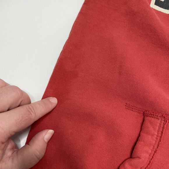 American Eagle Men S Hoodie Sweatshirt Distressed Thrashed University Prep Gorp - Picture 12 of 12